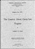 Bulletin 016: Country about Camp Lee, Virginia SALE