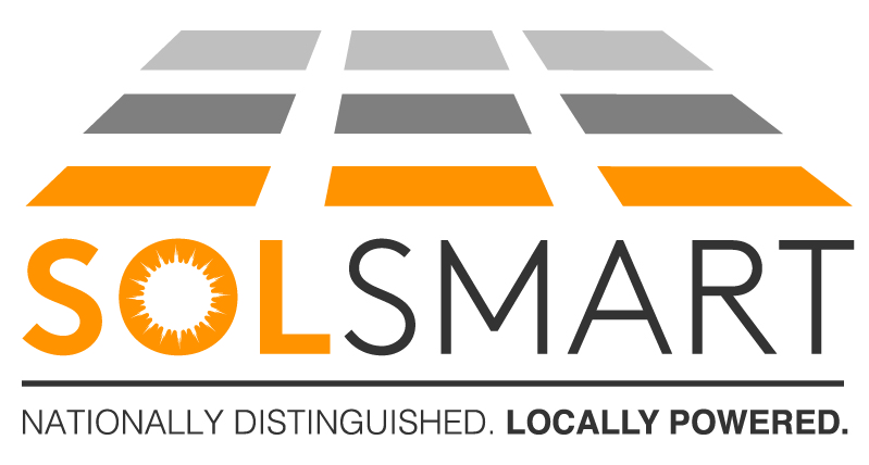 SolSmart 荣获全国杰出成就奖。本地供电。